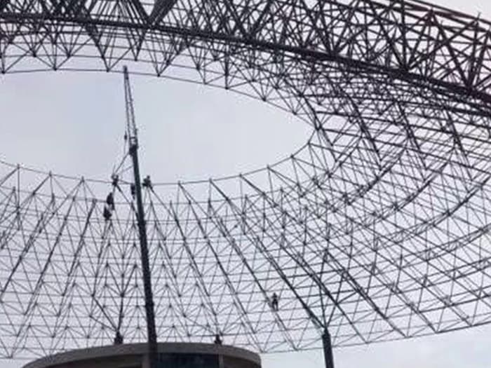九江篮球馆球形网架厂家价格